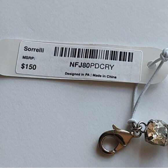 Sorrelli Mara Crystal Statement Necklace Silver Tone Party Bling Prom Cocktail - Picture 8 of 8